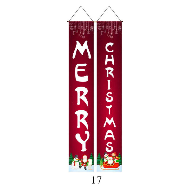 Christmas Door Banner Decoration