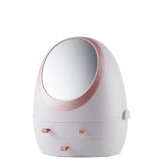 Egg Shaped Makeup Storage Box with Light